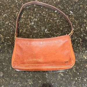 King ranch leather shoulder purse